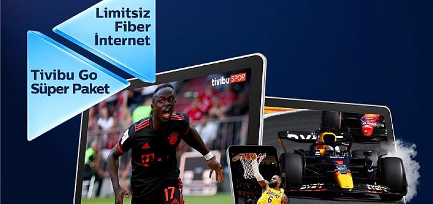 Türk Telekom’dan sporseverlere özel limitsiz fiber internet ve Tivibu Go kampanyası