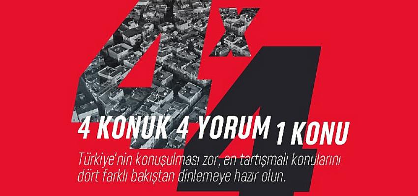 Türkiye’nin En Sıcak Gündem Konuları Dört Farklı Yorumla Karşınızda: “4×4” GAİN’de Yayında