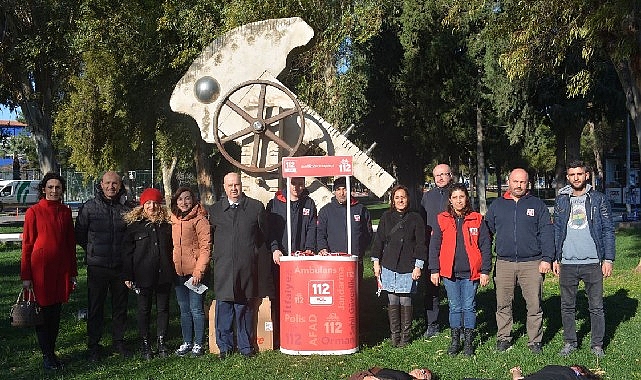 EÜ’de “112 Acil Çağrı Numarasını Nasıl Arayalım?” standı açıldı