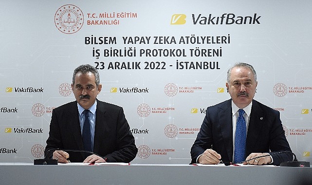VakıfBank ve MEB’den BİLSEM protokolü: ‘Yeni açılacak 15 yapay zekâ atölyesi ile VakıfBank 69 atölyeye ulaşacak’