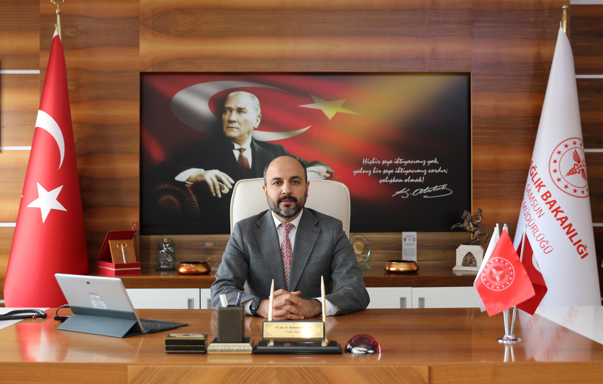 Sağlık Müdürü Dr. Öğr. Üyesi Muhammet Ali Oruç“İlimizde her sene sağlık tesislerimize muayene için başvuran hasta sayılarımız artıyor.