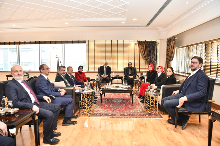 BAŞKAN ZORLUOĞLU SİVİL TOPLUM VE HALKLA İLİŞKİLER BAŞKANI UYGUR’U AĞIRLADI