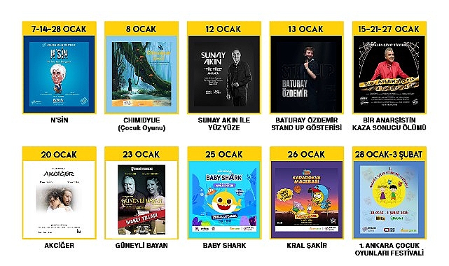 Bikent Sahne AST’ta Ocak Ayı Bambaşka