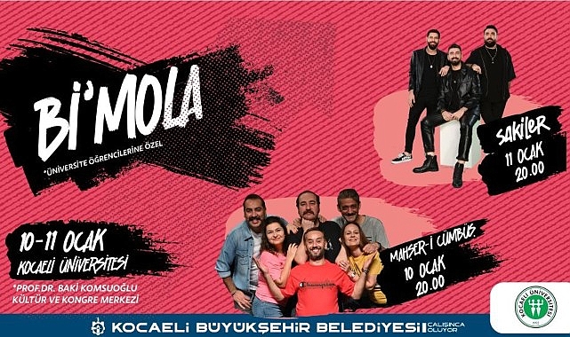 Büyükşehir’den KOÜ Kampüsünde Bi’Mola