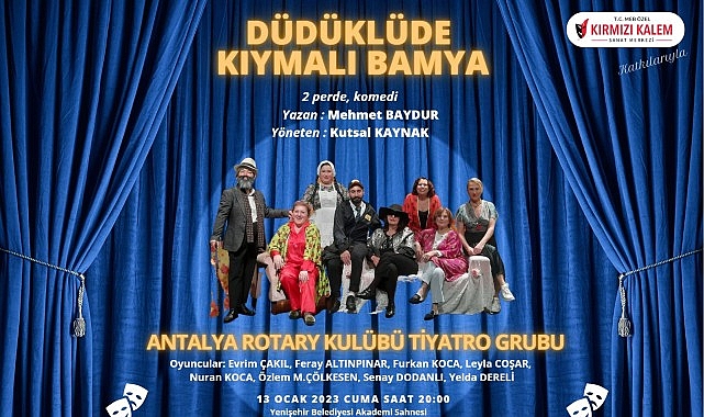 “Düdüklüde Kıymalı Bamya” Yenişehir’de sahnelenecek
