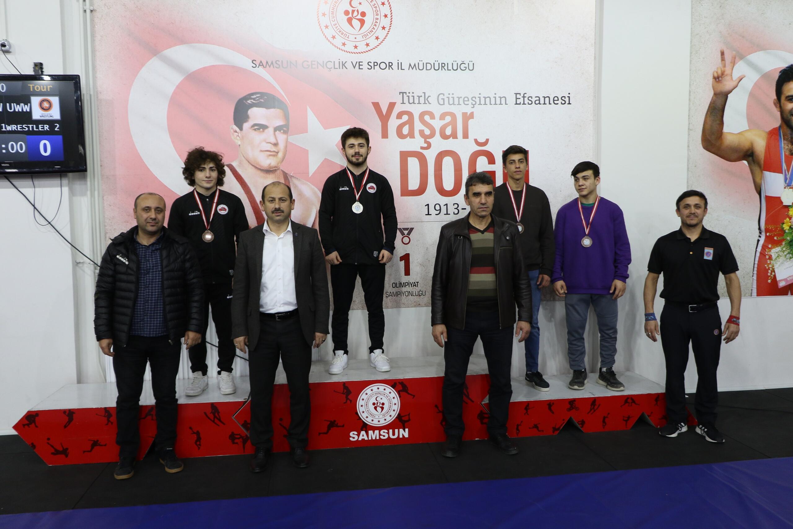 U-20 Greko-romen güreş müsabakaları sona erdi