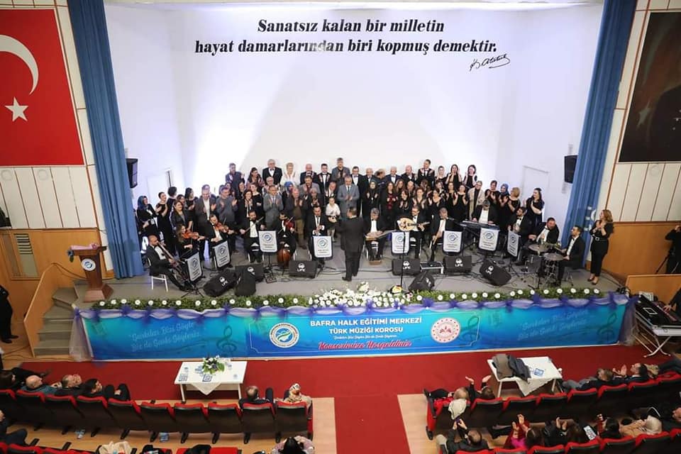 BAFRA  HEM TÜRK MÜZİĞİ KOROSU’NDAN MUHTEŞEM TSM KONSERİ