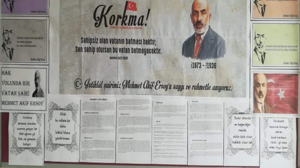 Mehmet Akif Ersoy’u Anma Haftası