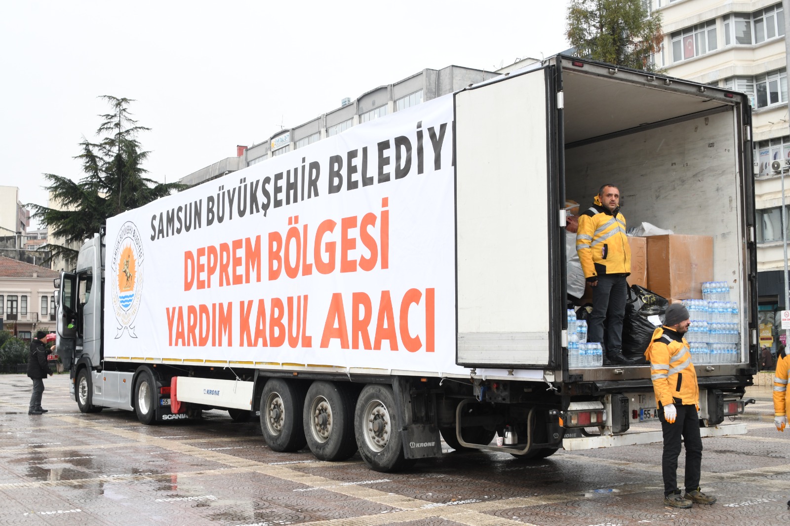 Samsunlular yardım için koştu