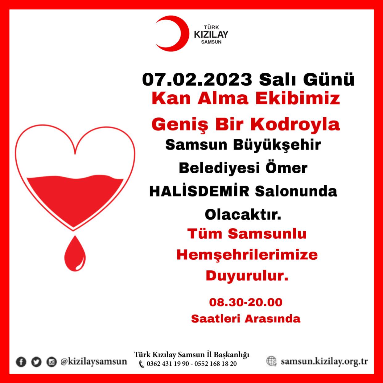 – Depremzedeler için Kan Bağışı Seferberliği