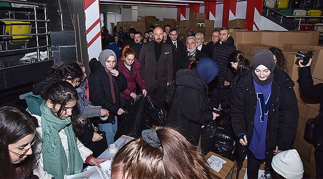 Tekkeköy’de Yardımlar Koordinasyon İçinde Ulaştırılıyor