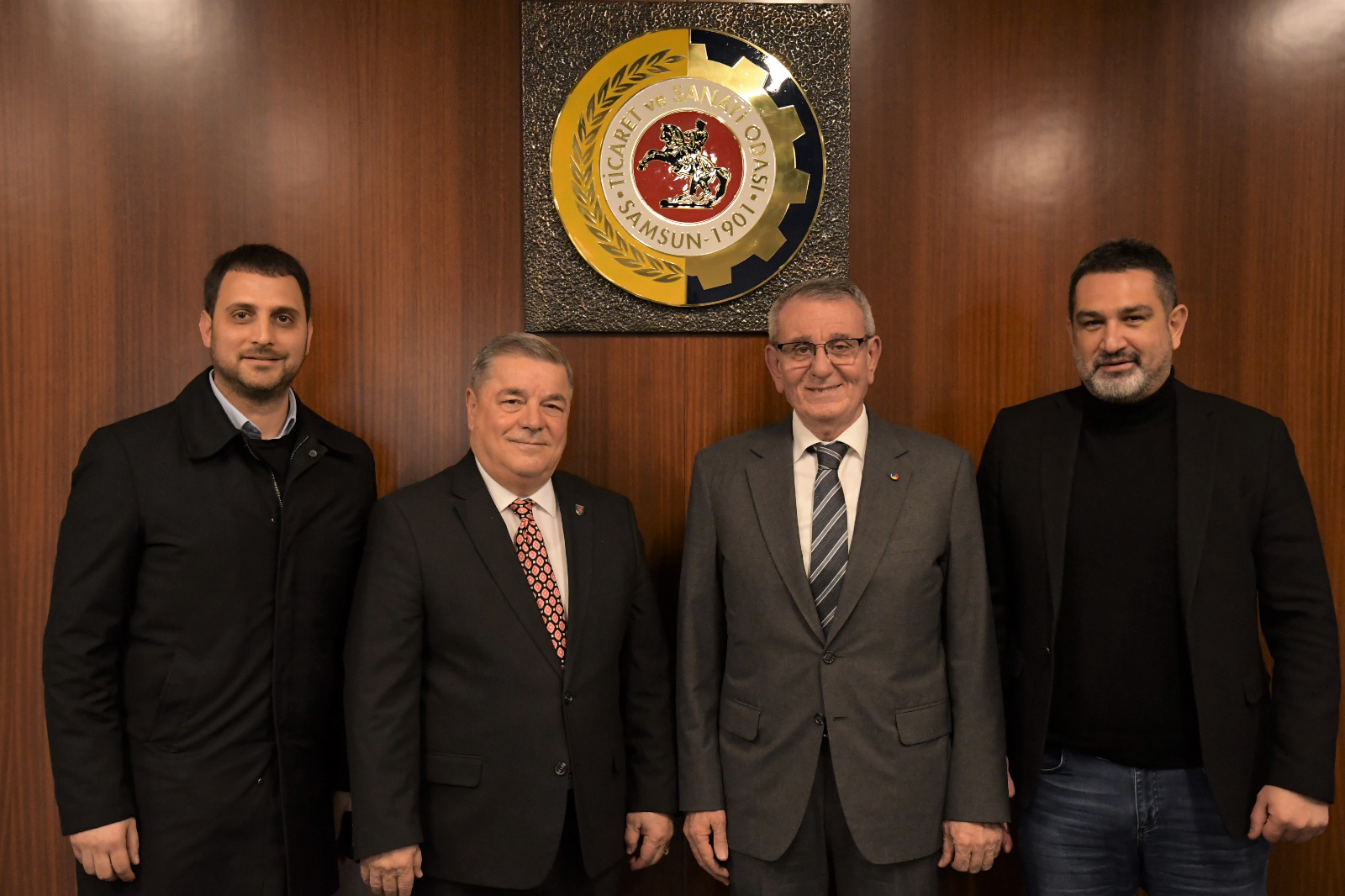 Samsunspor Futbol Kulübü A.Ş,Murzioğlu’nu makamında ziyaret etti.