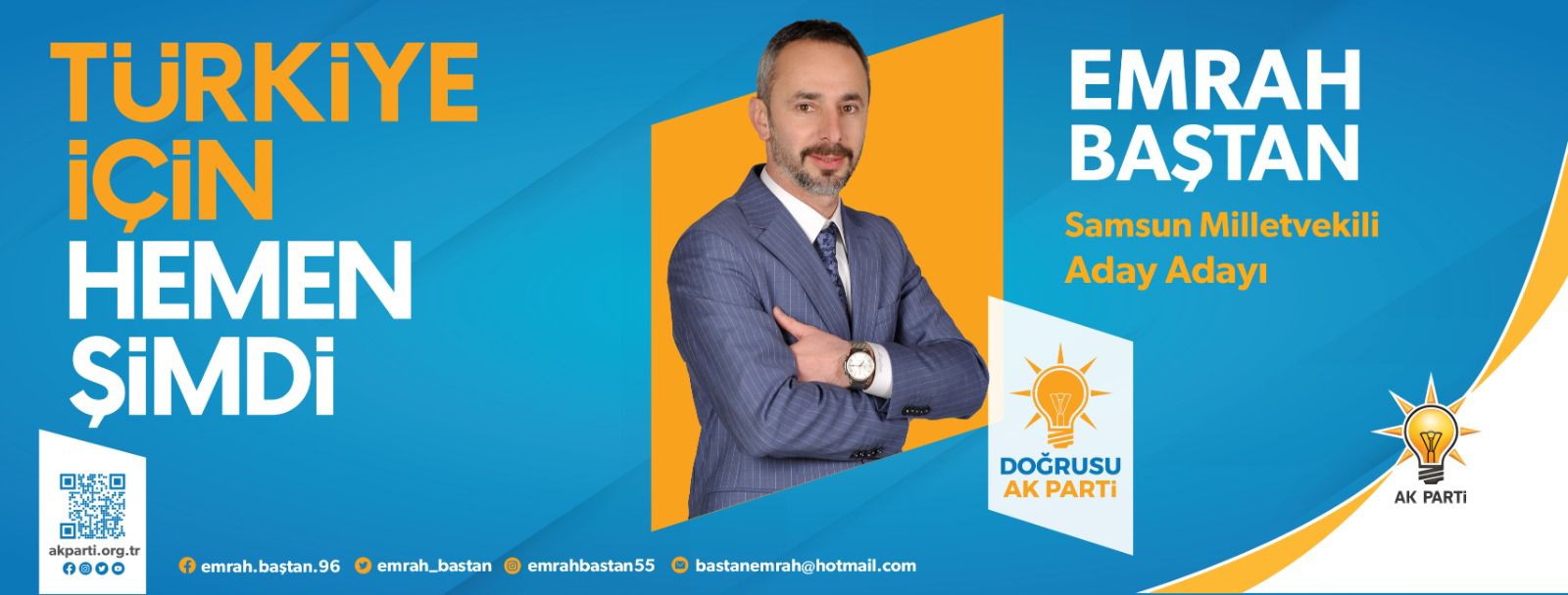 Emrah Baştan milletvekili aday adaylığını duyurdu