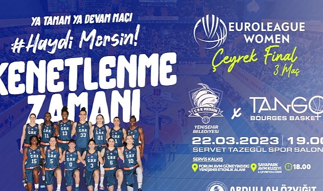 Başkan Abdullah Özyiğit’ten kader maçı Mersinlilere destek çağrısı