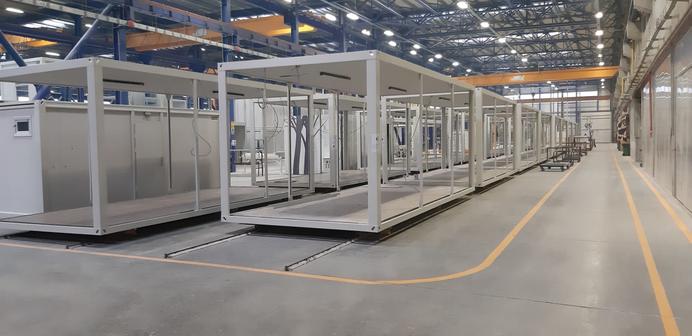 DEPREM BÖLGESİ İÇİN 3 BİNE YAKIN YAŞAM KONTEYNERİ ÜRETTİ