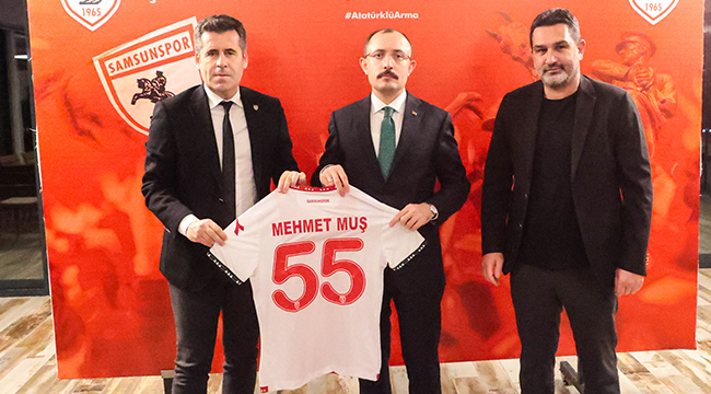 Bakan Muş, Şampiyon Samsunspor’u Ziyaret Etti