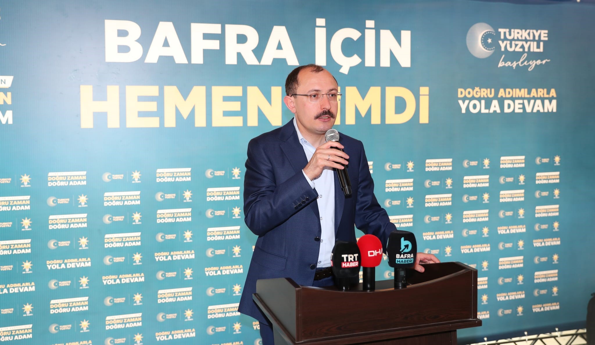 Ticaret Bakanı Muş, Samsun’da AK Parti teşkilat mensuplarıyla buluştu