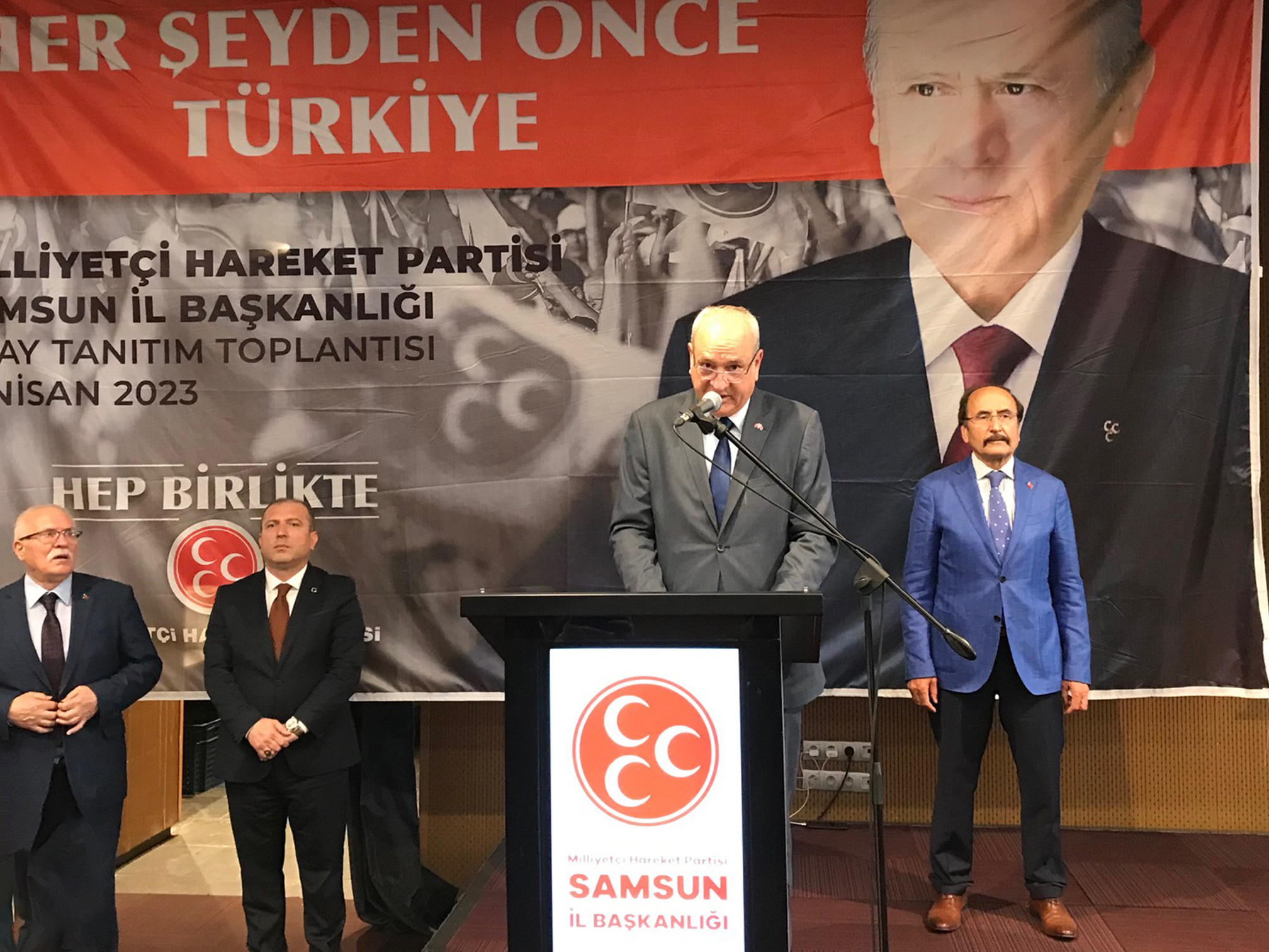 Milliyetçi Hareket Partisi (MHP) Samsun İl Başkanlığı 28. dönem genel seçimleri için milletvekili adaylarını tanıttı.
