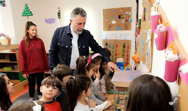 Başkan Sandal’dan anaokullarına ziyaret