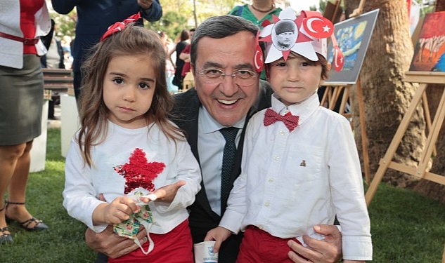 Konak’ın parklarında 23 Nisan coşkusu