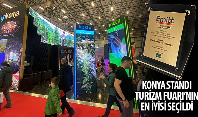 Konya Standı Turizm Fuarı’nın En İyisi Seçildi