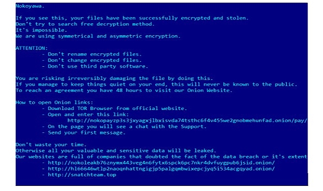Microsoft Windows’taki sıfır gün açığı Nokoyawa fidye yazılımı saldırılarında kullanıldı