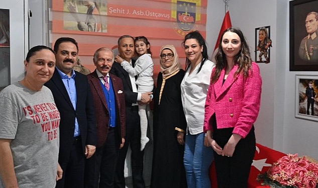 Yerlikaya, Şenel ve Aydıner’den şehit ailesine ziyaret