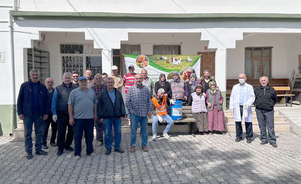  Atakumlu çiftçiye   “Kıran” aşısı desteği