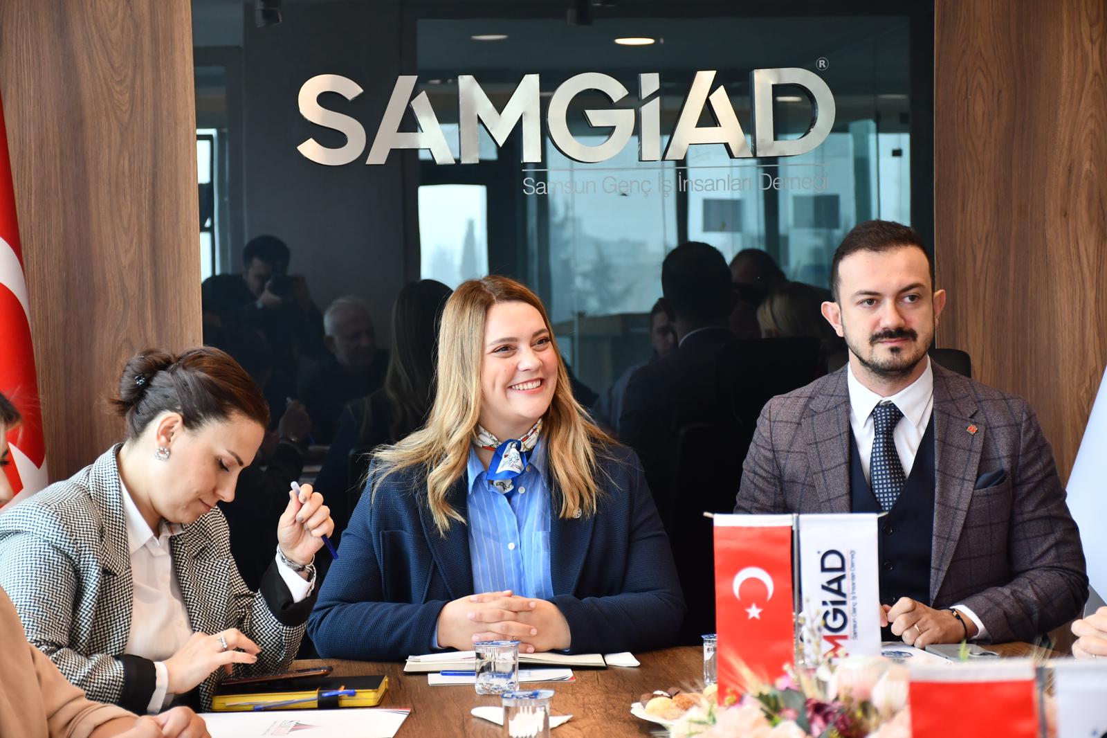 TÜFEKCİ SAMGİAD’I ZİYARET ETTİ