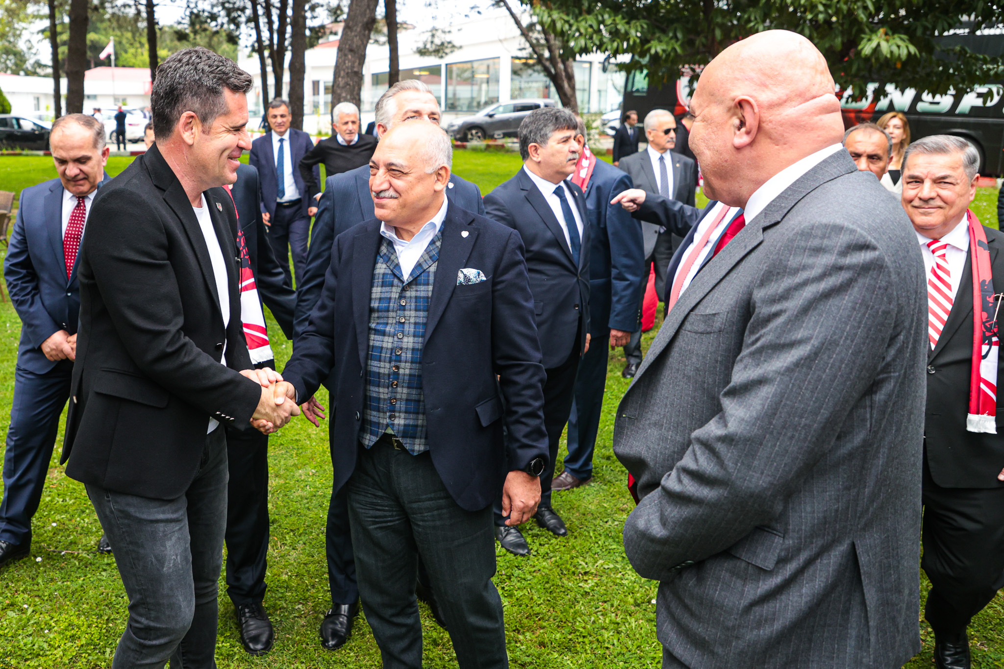 TFF BAŞKANI SAMSUNSPOR’U  ZİYARET ETTİ