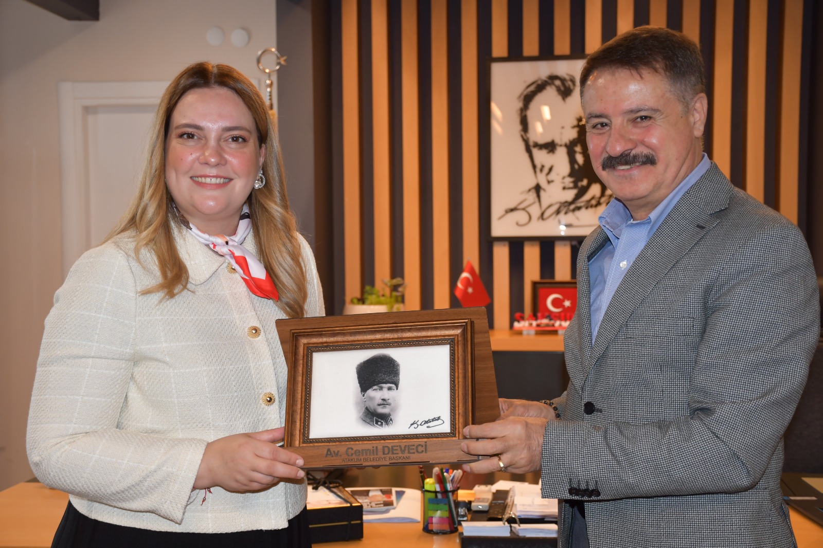 İMREN NİLAY TÜFEKCİ ATAKUM BELEDİYESİ ZİYARET 