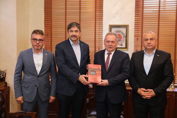 Başkan’a Sel Felaketi nedeniyle geçmiş olsun Ziyaretinde bulundular