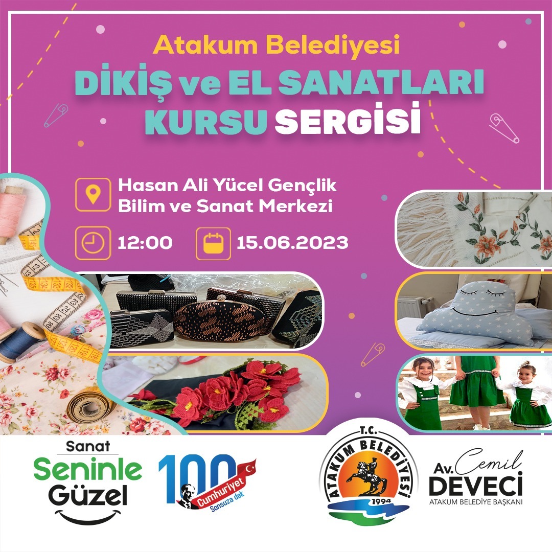 Atakum Belediyesi’nden   ‘Dikiş ve El Sanatları Sergisi’