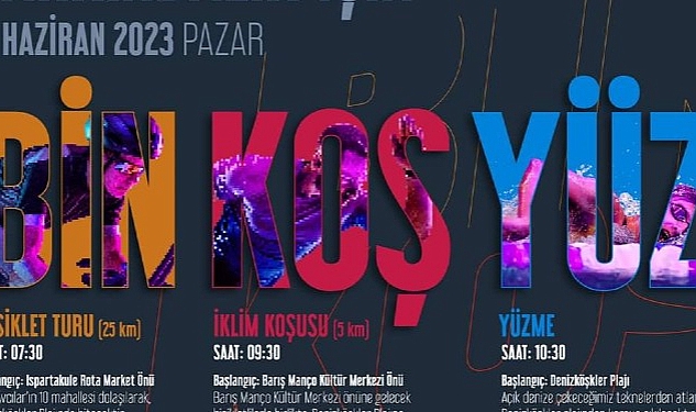 Avcılar “Bin,Koş,Yüz” etkinliğinde buluşacak.