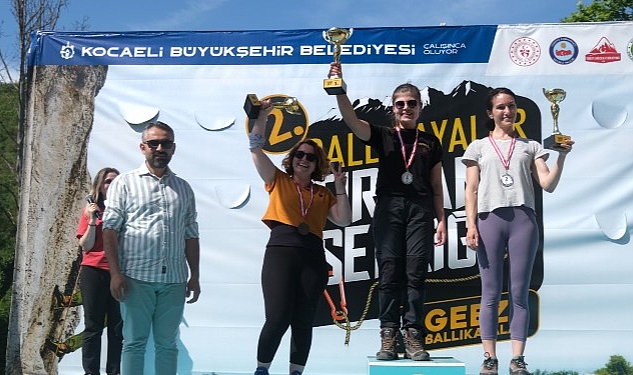 Ballıkayalar Tırmanış Şenliği’nde kupalar sahiplerini buldu