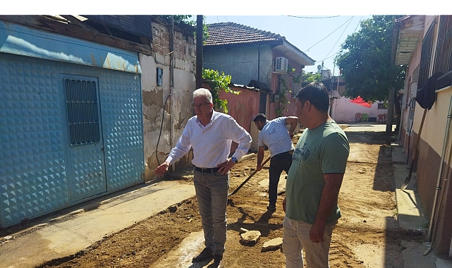 Başkan Eriş, yıpranan yollar için sahada