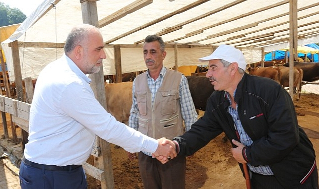 Canik’te Hayvan Pazarı Açıldı