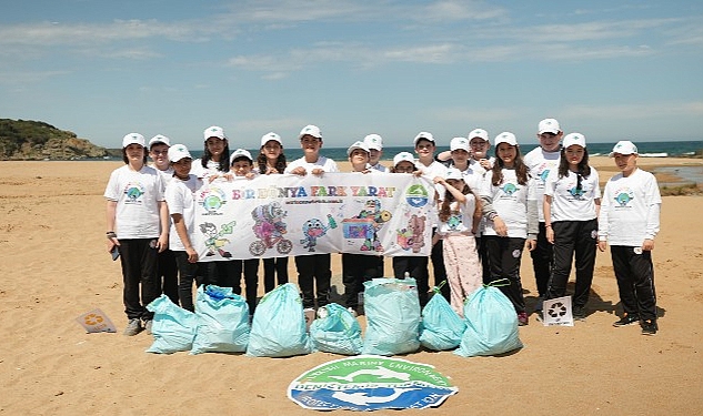 İklim Koruyucuları bir saatte 33 kilo çöp topladı