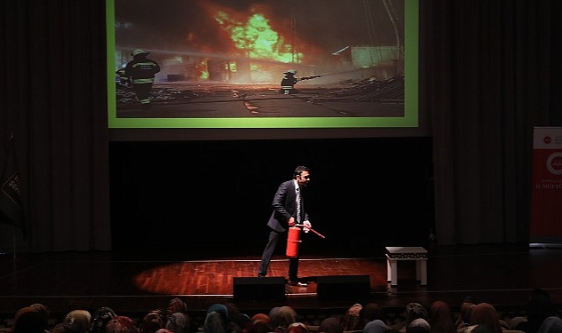 Konya Büyükşehir İtfaiyesi’nden Kur’an Kursu Öğreticilerine “Yangın ve İlkyardım” Semineri