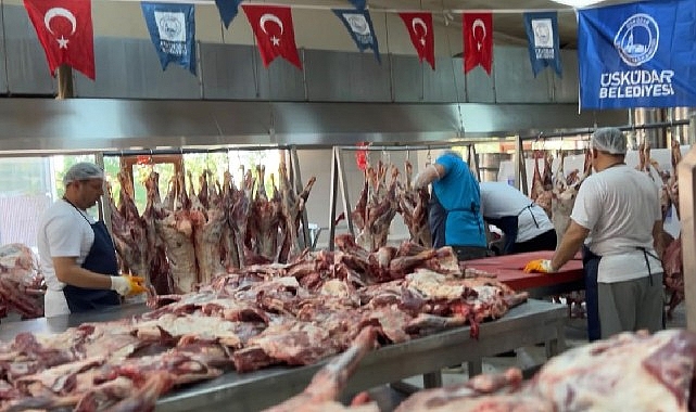 Üsküdar’da 10 binden fazla aileye 50 ton kurban eti dağıtıldı