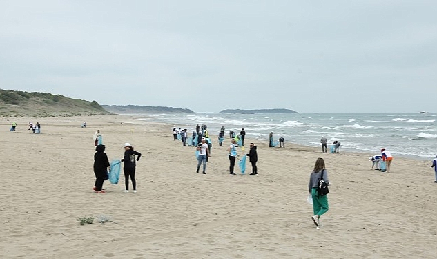 Uzunkum Sahili’nde ikinci kıyı temizliği yapıldı