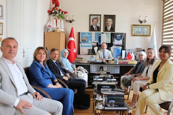 Uluslararası Andrey Karlov Vakfı Samsun’da ziyaretlerde bulundular.