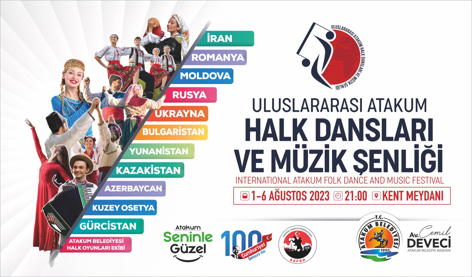 Uluslararası Halk Dansları Toplulukları  Atakum’da buluşuyor