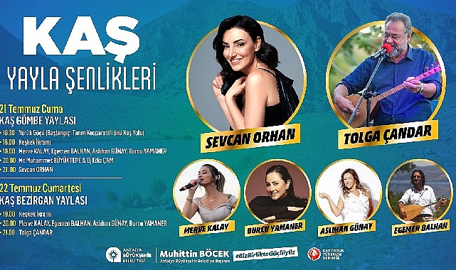 Antalya Büyükşehir Belediyesi’nden Gömbe ve Bezirgan’da yayla şenliği