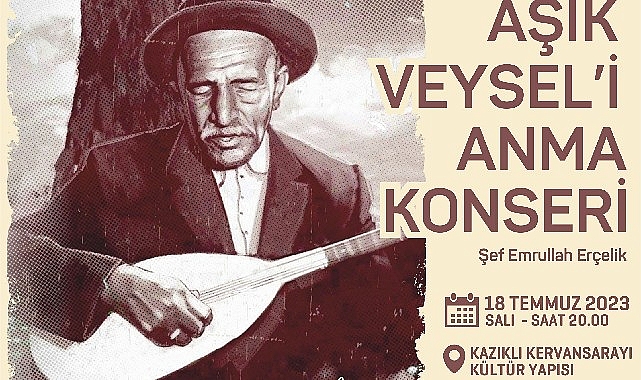 Aşık Veysel unutulmaz Türküleriyle Gölcük’te anılacak 