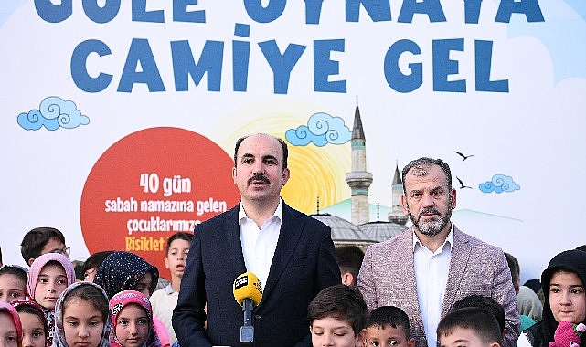 Başkan Altay “Güle Oynaya Camiye Gel Projesi”nde Çocukların Sabah Namazı Heyecanına Ortak Oldu