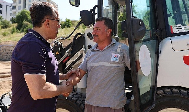 Başkan Savran çalışma alanlarında incelemelerde bulundu 