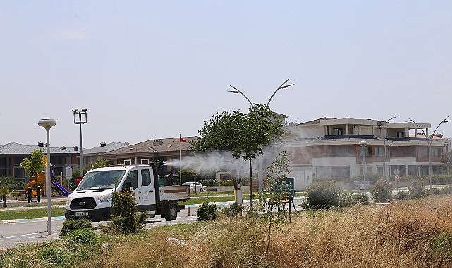 Edremit’te sinekle 7/24 mücadele