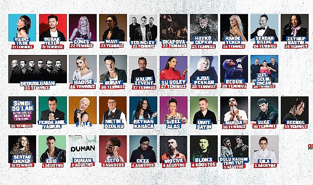 İstanbul Festivali 21 Temmuz – 6 Ağustos tarihleri arasında Festival Park Yenikapı’da!