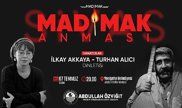 Madımak’ta yaşamını yitirenler Yenişehir’de anılacak